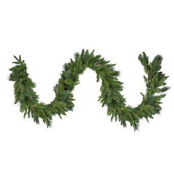 Northlight 9-ft. Real Touch™️Pre-Lit Mixed Rosemary Pine Artificial Garland