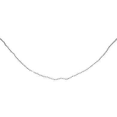 Northlight 15-ft. Unlit Shiny Metallic Faceted Beaded Christmas Garland