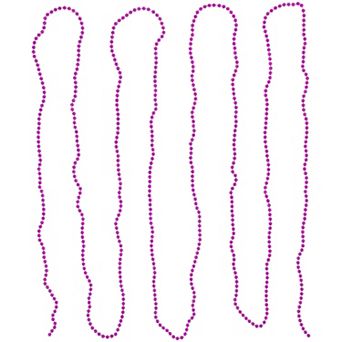 Northlight 15-ft. Unlit Shiny Beaded Christmas Garland