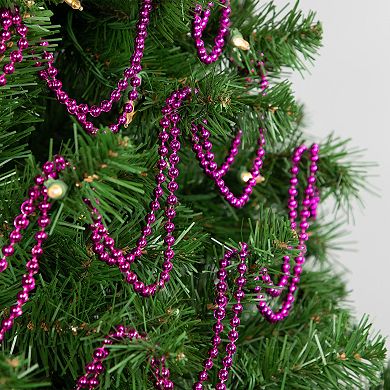 Northlight 15-ft. Shiny Metallic Beaded Christmas Garland