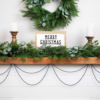 Northlight 15-ft. Shiny Beaded Christmas Garland