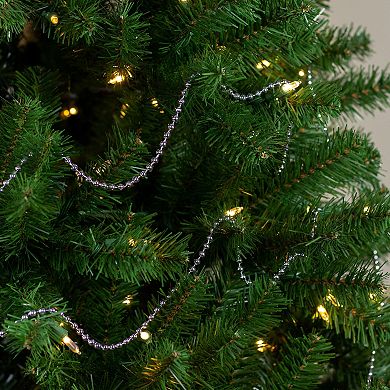 Northlight 15-ft. Blue Shiny Beaded Christmas Garland