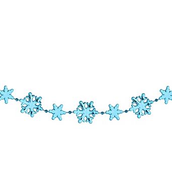 Northlight Shiny Snowflakes 8-ft. Unlit Christmas Garland