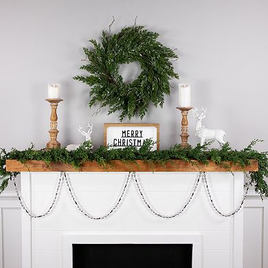 Northlight 9-ft. Shiny & Matte Beaded Christmas Garland