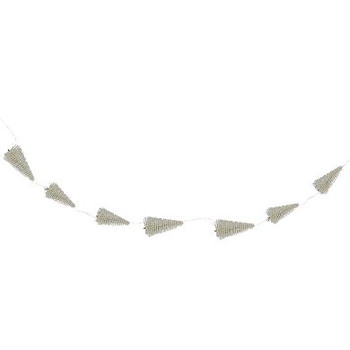 Northlight 6.5-ft. LED Lighted Battery Operated Mini Sisal Tree Garland