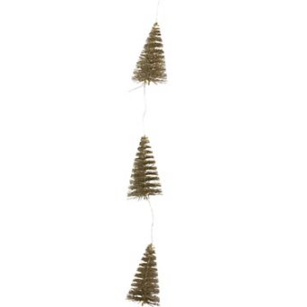 Northlight 6.5-ft. LED Lighted Battery Operated Mini Sisal Tree Garland