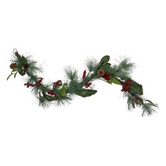 Northlight Real Touch 5-ft. Mixed Pine & Berries Artificial Christmas Garland