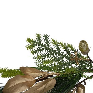 Northlight 5-ft. Artificial Leaves, Berry & Cedar Garland