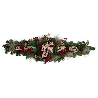 Northlight 52-Inch Berries & Bows Artificial Christmas Decor