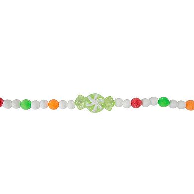 Northlight 6-ft. Glittered Candy Christmas Garland Unlit