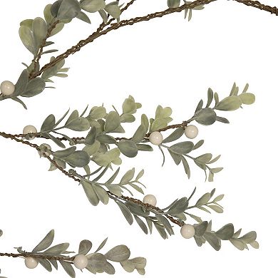 Northlight 5-ft. Real Touch™️ Artificial Berry & Eucalyptus Garland