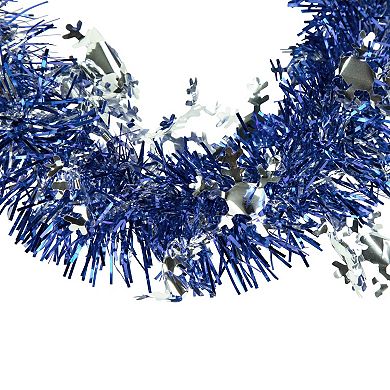 Northlight 50-ft. Commercial Tinsel Snowflake Garland