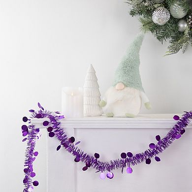 Northlight 50-ft. Tinsel & Polka Dot Commercial Christmas Garland