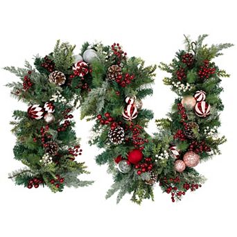 Northlight 7-ft. Pre-Decorated Ornaments & Pinecones Artificial Christmas Garland