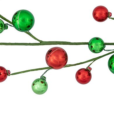 Northlight 4-ft. Unlit Ball Ornament Christmas Garland