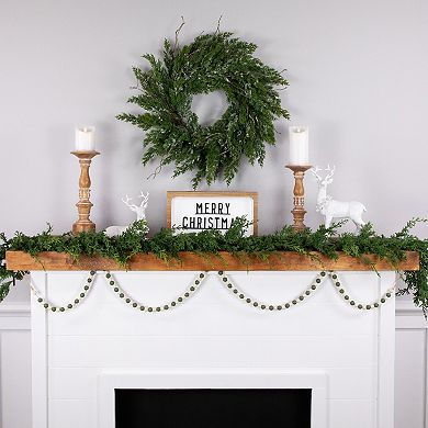 Northlight 6-ft. Wooden Beads Christmas Garland