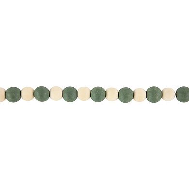 Northlight 6-ft. Wooden Beads Christmas Garland