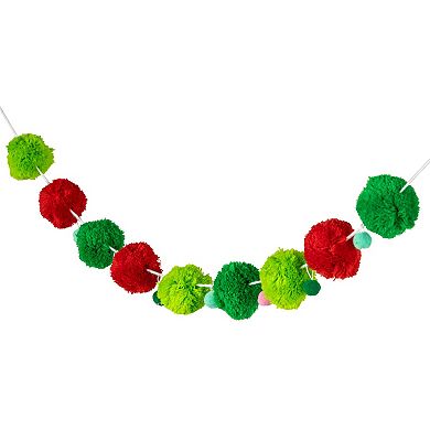 Northlight Pom Pom 4-ft. Christmas Garland