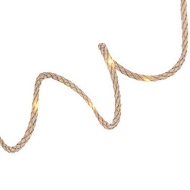 Northlight 6.75-ft. Pre-Lit Battery-Operated Rope Christmas Garland