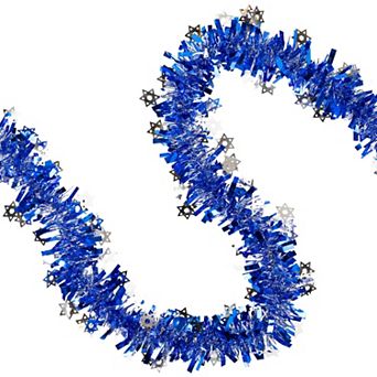 Northlight 50-ft. Star of David Hanukkah Tinsel Garland
