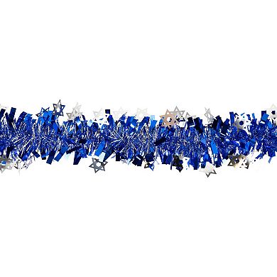 Northlight 50-ft. Star of David Hanukkah Tinsel Garland
