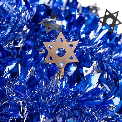 Northlight 50-ft. Star of David Hanukkah Tinsel Garland