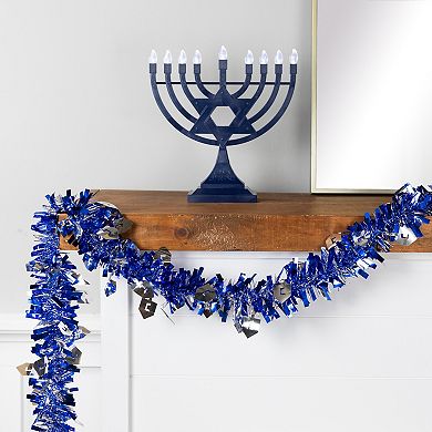 Northlight 50-ft. Dreidel Hanukkah Tinsel Garland