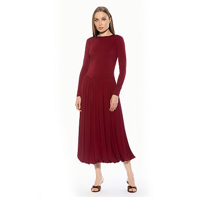 Alexia Admor Women's Eero Crewneck Midi Dress, Small