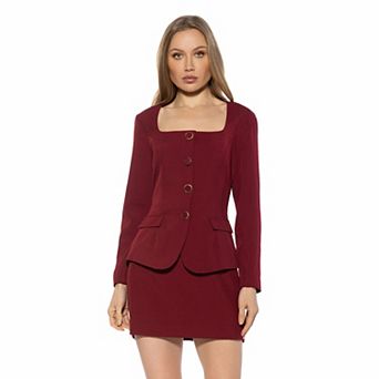 Women's ALEXIA ADMOR Square Neck Jacket Dress