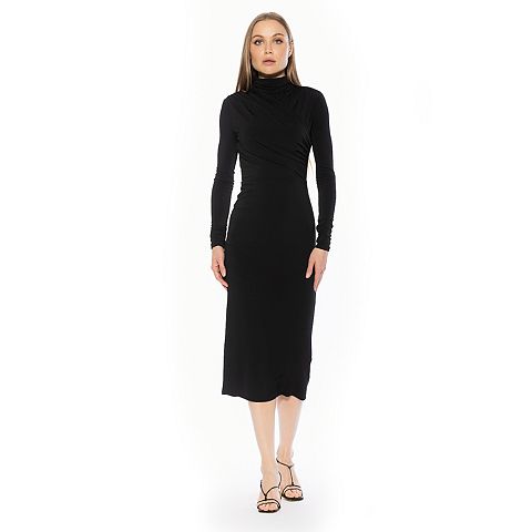 Женские платья ALEXIA Women's ALEXIA ADMOR Draped Bodice Midi Sheath Dress