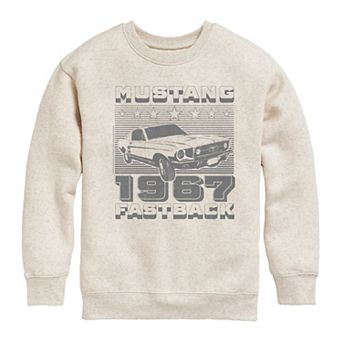 Boys 8-20 Ford Fastback 67 Crew Fleece Sweatshirt
