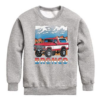 Boys 8-20 Ford Bronco Mountain View Crew Fleece Sweatshirt