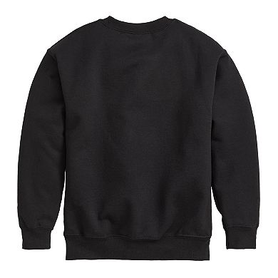 Boys 8-20 DC Comics Characters Crew Fleece Sweatshirt