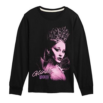 Boys 8-20 Wicked For Good Glinda Portrait Long Sleeve Graphic Tee