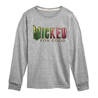 Boys 8-20 Wicked For Good Logo Long Sleeve Graphic Tee