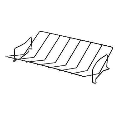 Mingle & Co. 16-Inch Carbon Steel Roasting Pan with Rack & Lifters