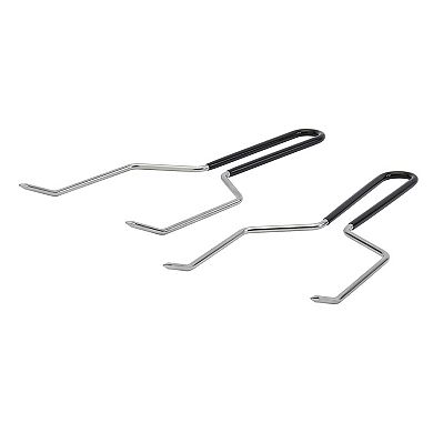 Mingle & Co. 16-Inch Carbon Steel Roasting Pan with Rack & Lifters