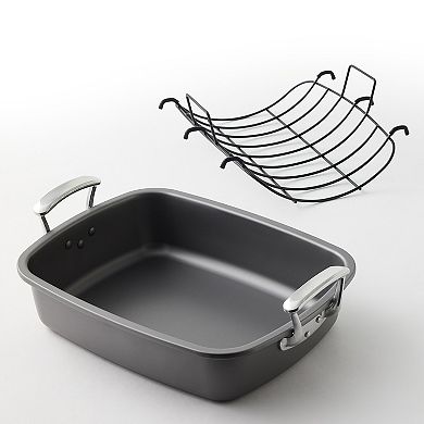 Mingle & Co. 17-inch Carbon Steel Roaster with Rack