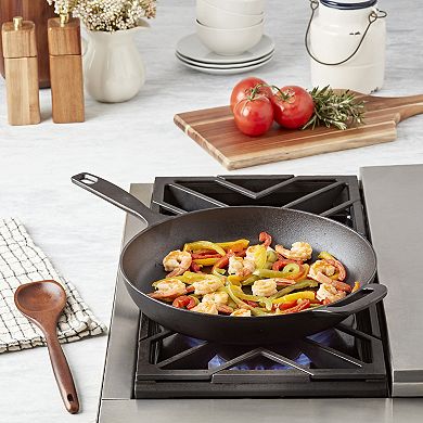 Mingle & Co. 12-Inch Pre-Seasoned Cast Iron Skillet