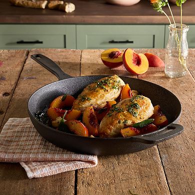 Mingle & Co. 12-Inch Pre-Seasoned Cast Iron Skillet