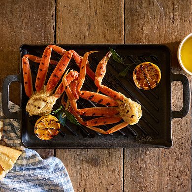 Mingle & Co. Pre-seasoned Cast Iron Grill Pan