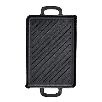 Mingle & Co. Pre-seasoned Cast Iron Grill Pan