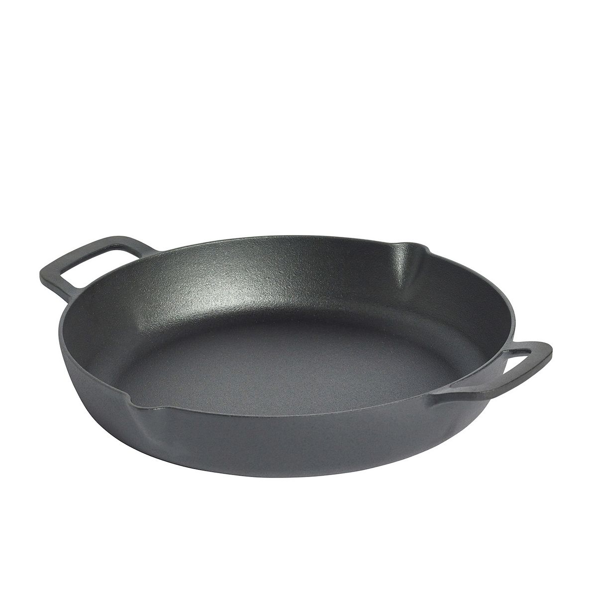 Mingle & Co. 13-Inch Cast Iron Pan with Pour Spout
