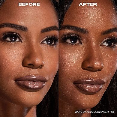 On 'Til Dawn Waterproof Glitter Setting Spray - Brown Sugar