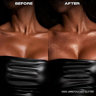 On 'Til Dawn Waterproof Glitter Setting Spray - Brown Sugar