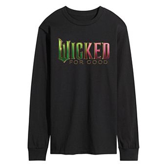 Men's Wicked For Good Logo Long Sleeve Graphic Tee