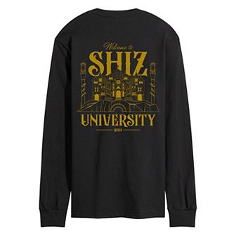 Men's Wicked For Good Welcome To Shiz University Long Sleeve Graphic Tee