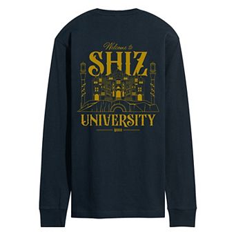 Men's Wicked For Good Welcome To Shiz University Long Sleeve Graphic Tee