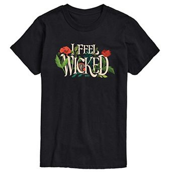 Men's Wicked For Good Elphaba I Feel Wicked Graphic Tee