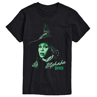 Men's Wicked For Good Elphaba Portrait Graphic Tee
